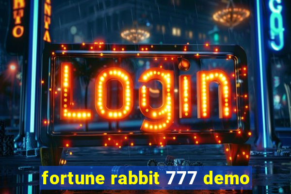 fortune rabbit 777 demo